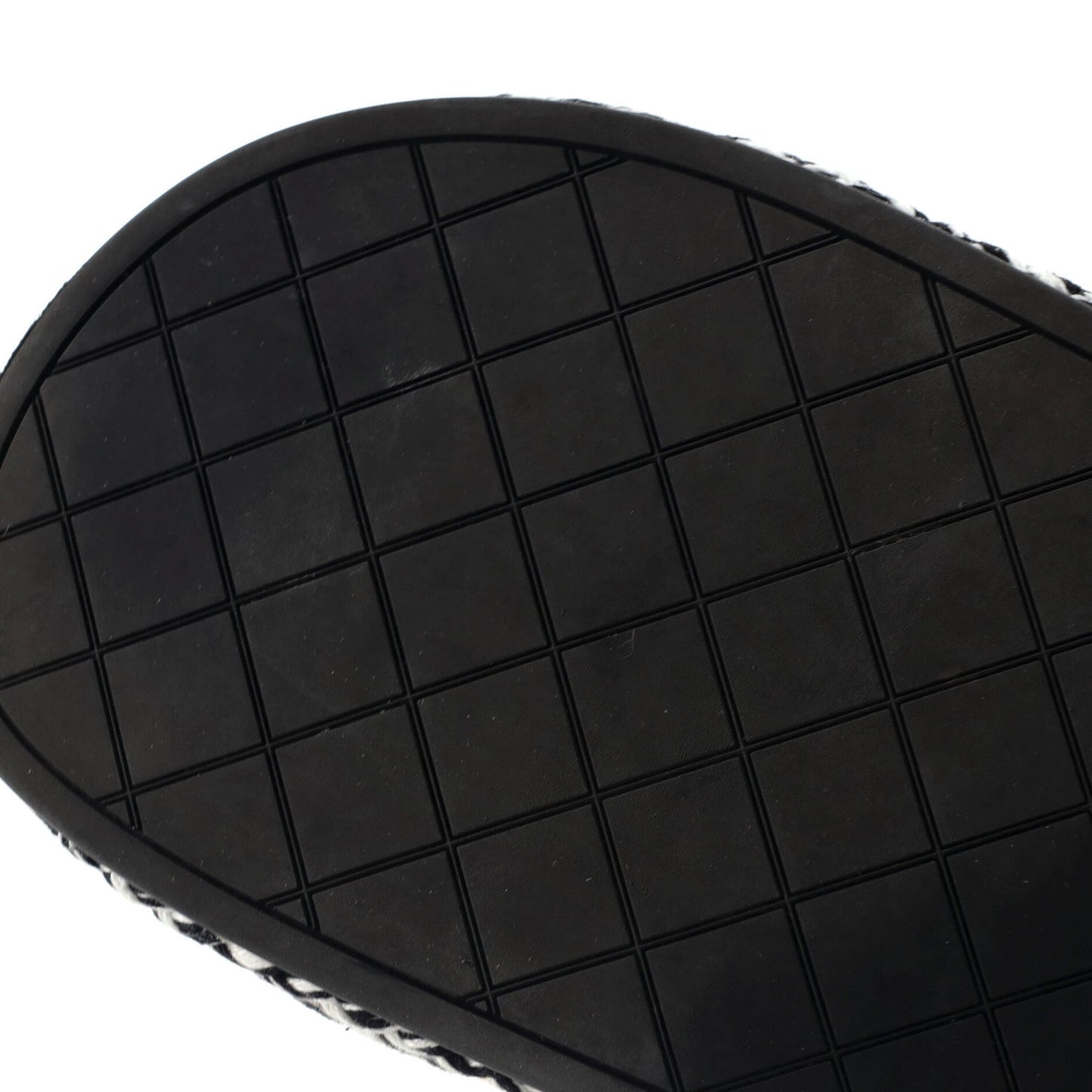 Chanel Women'S Cc Chain Sandals Braided Cord