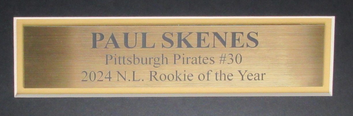 Paul Skenes Signed/Auto Black Pirates Baseball