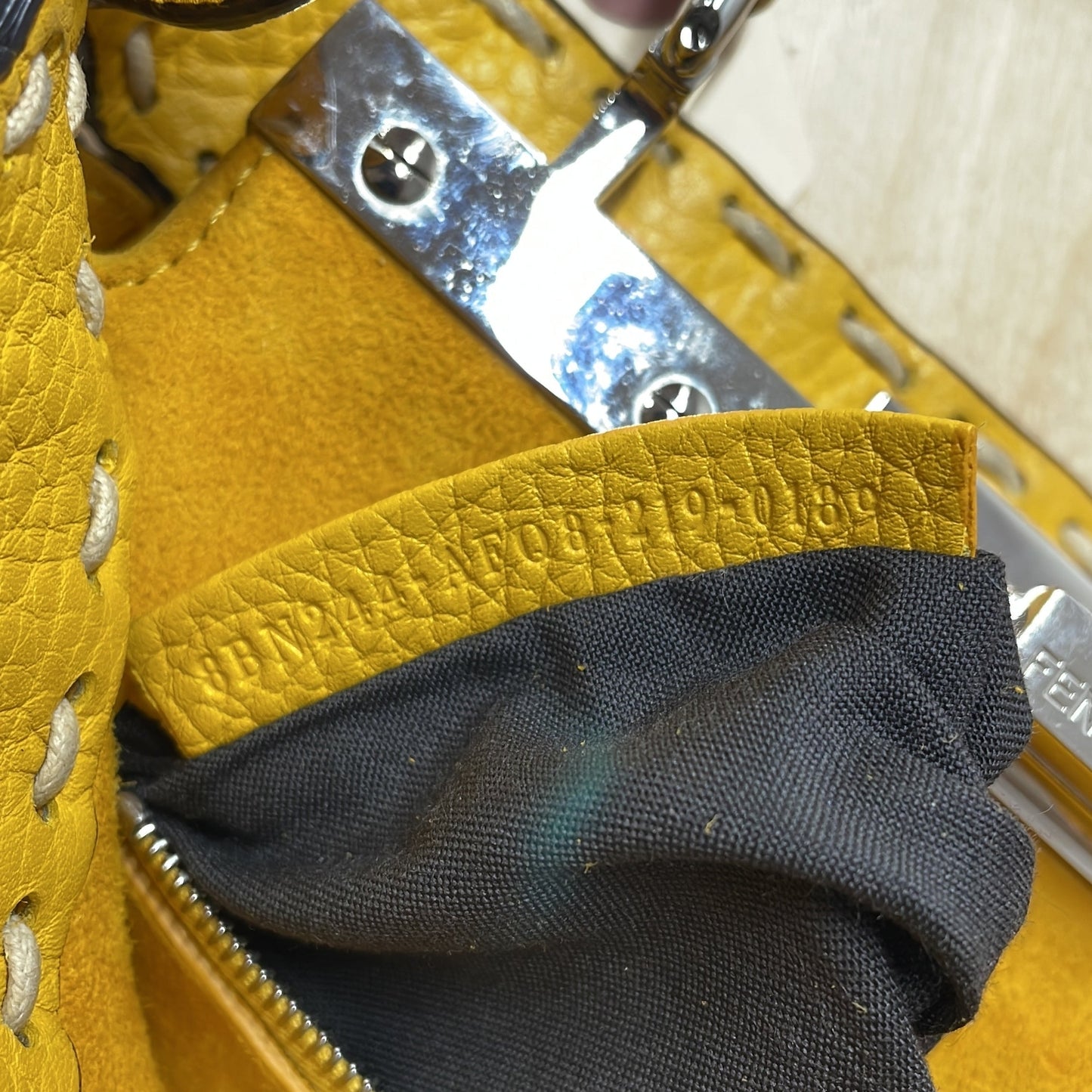 Fendi Selleria Peekaboo Bag Leather Mini