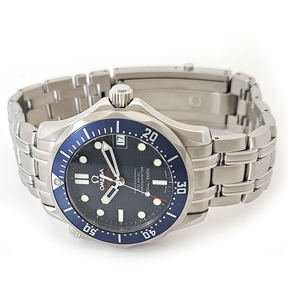 Omega Seamaster Diver 300M 2222.80 Navy Case Size 36Mm Men'S Used Watch #71014