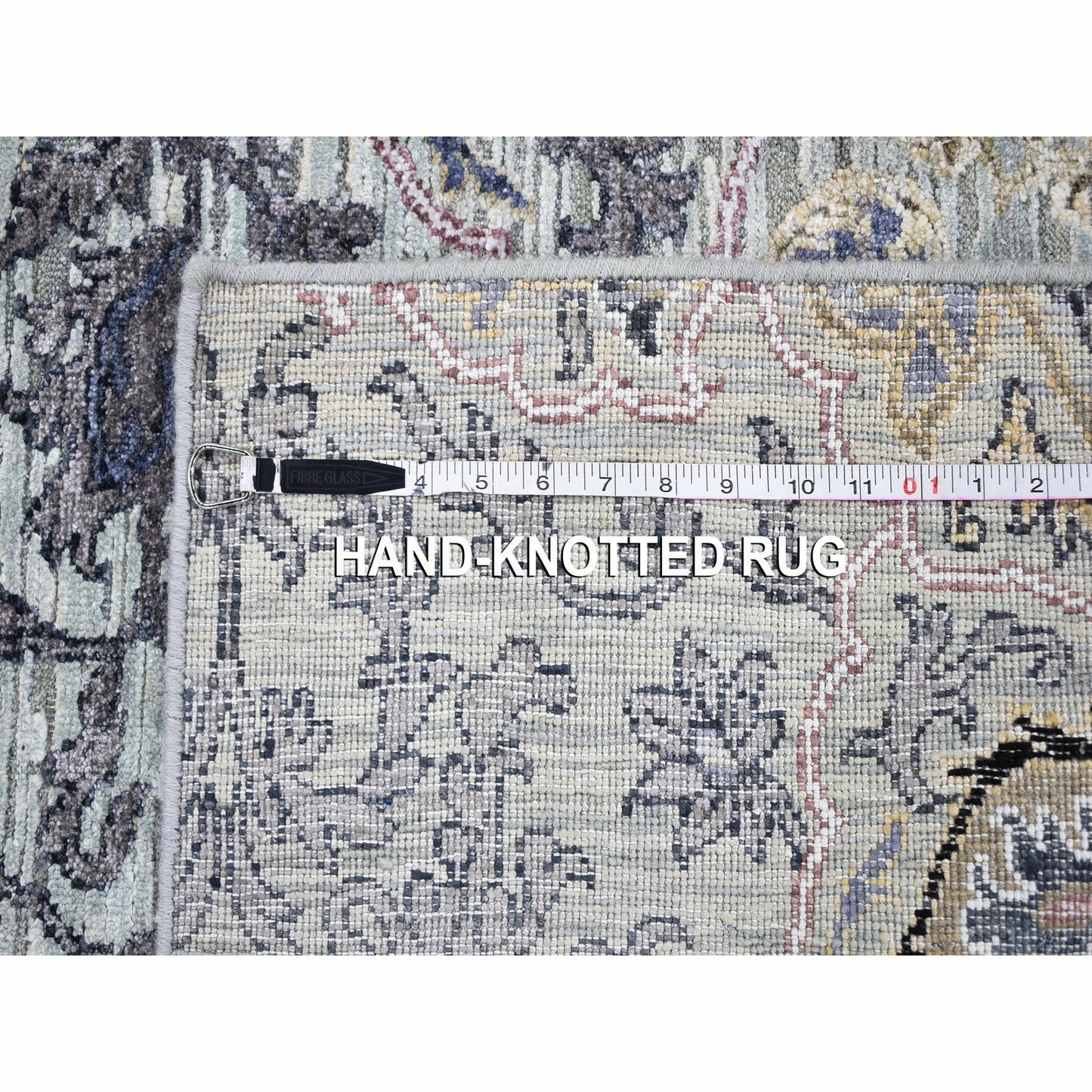 3'X5'3" The Maharaja Pure Silk With Text Wool Hand Knotted Exemplar Rug