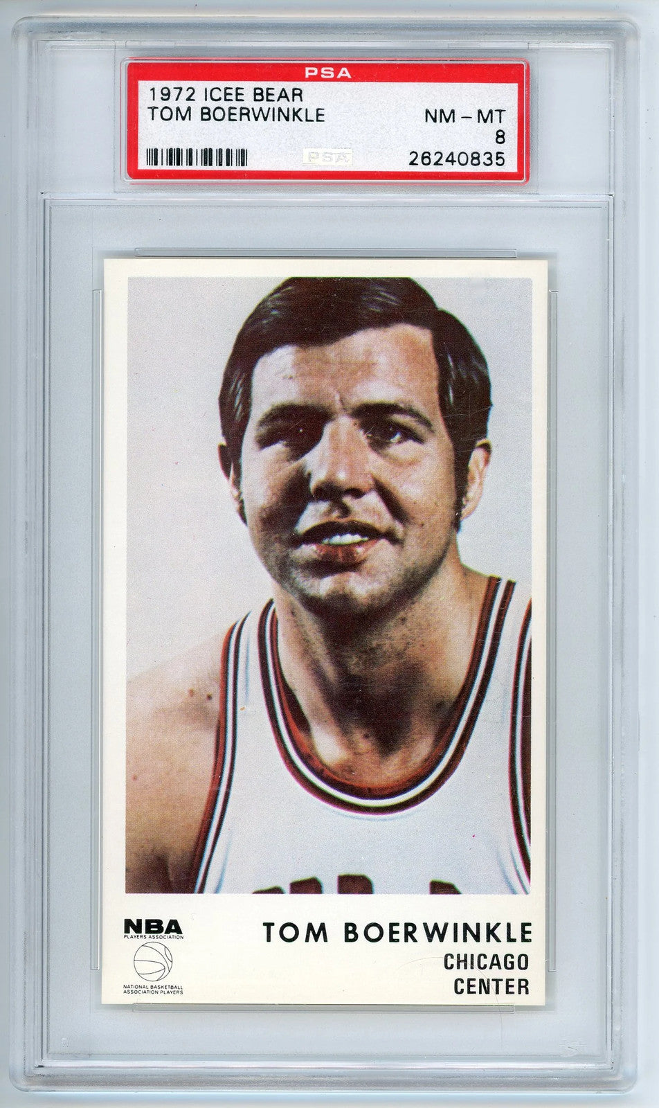Tom Boerwinkle 1972 Icee Bear Nm-Mt 8