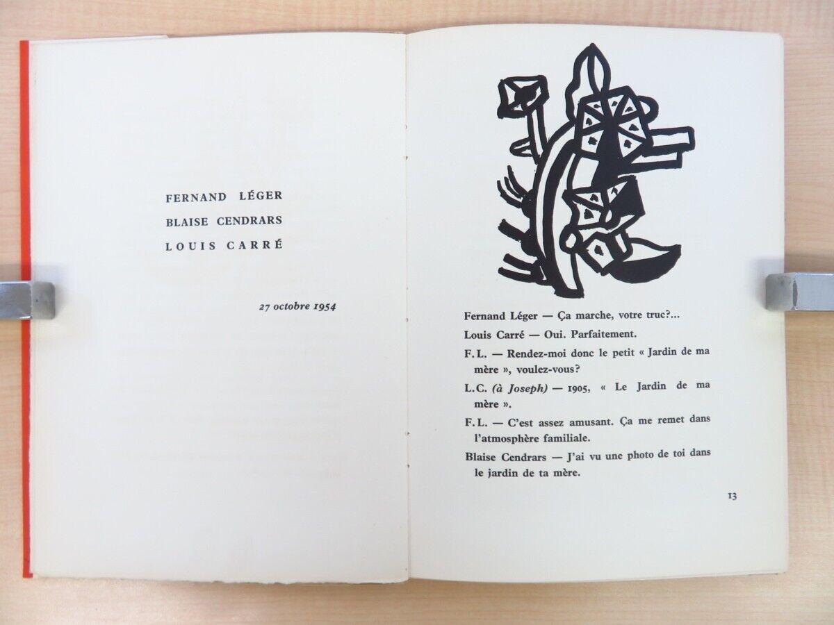 Rare Artbook Entretien De Fernand Leger Avec