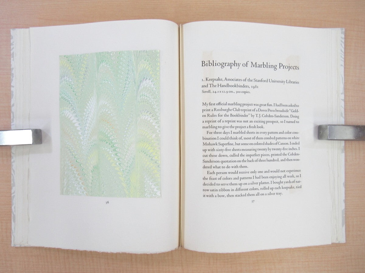 Robin Heyeck Marbling At The Heyeck Press 1St Edition, Signed, 1986, Limited 150