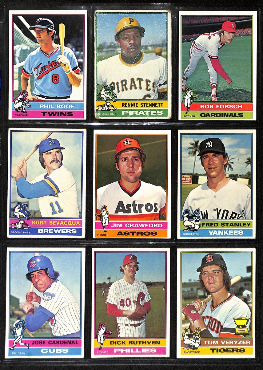 1976 Topps Baseball Complete Set (660) Brett Rc