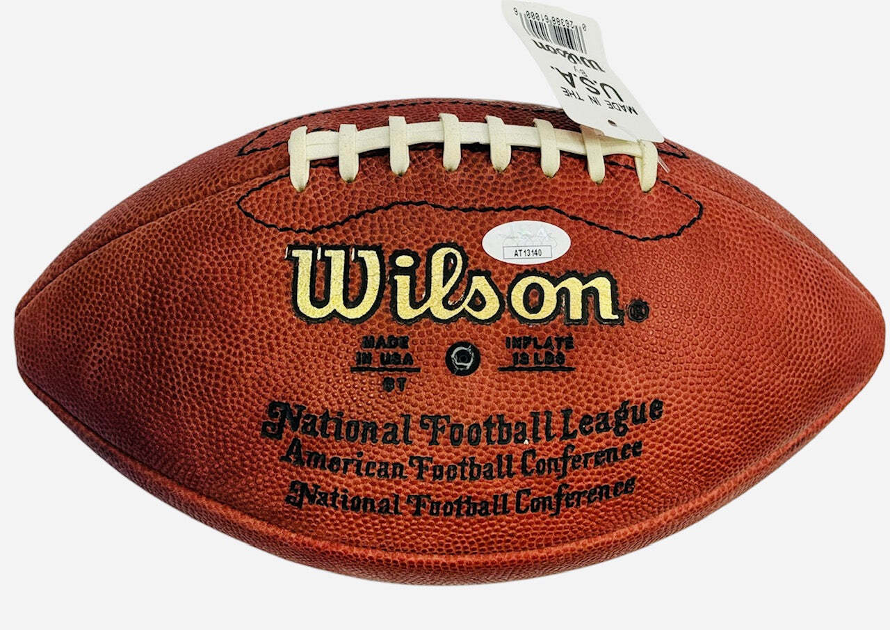 Drew Bledsoe Autographed Official Nfl Football (Jsa)