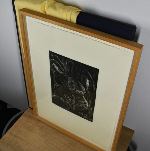 Bill Jensen (American, B. 1945) Original Intaglio Print 1989 Signed Framed Ed55