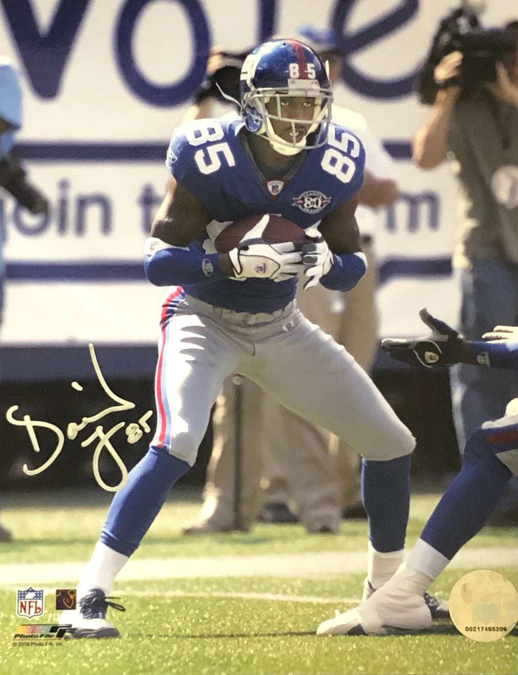 David Tyree Autographed 8X10 Photo