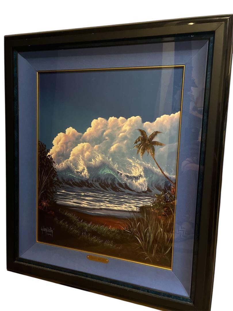 Gehry Welty "Wind Blow" Silkscreen Print Signed Numbered Framed Contemporary Art