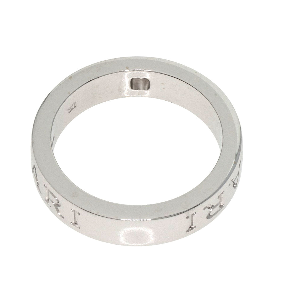 BVLGARI Ring Double logo 1P Diamond K18 White