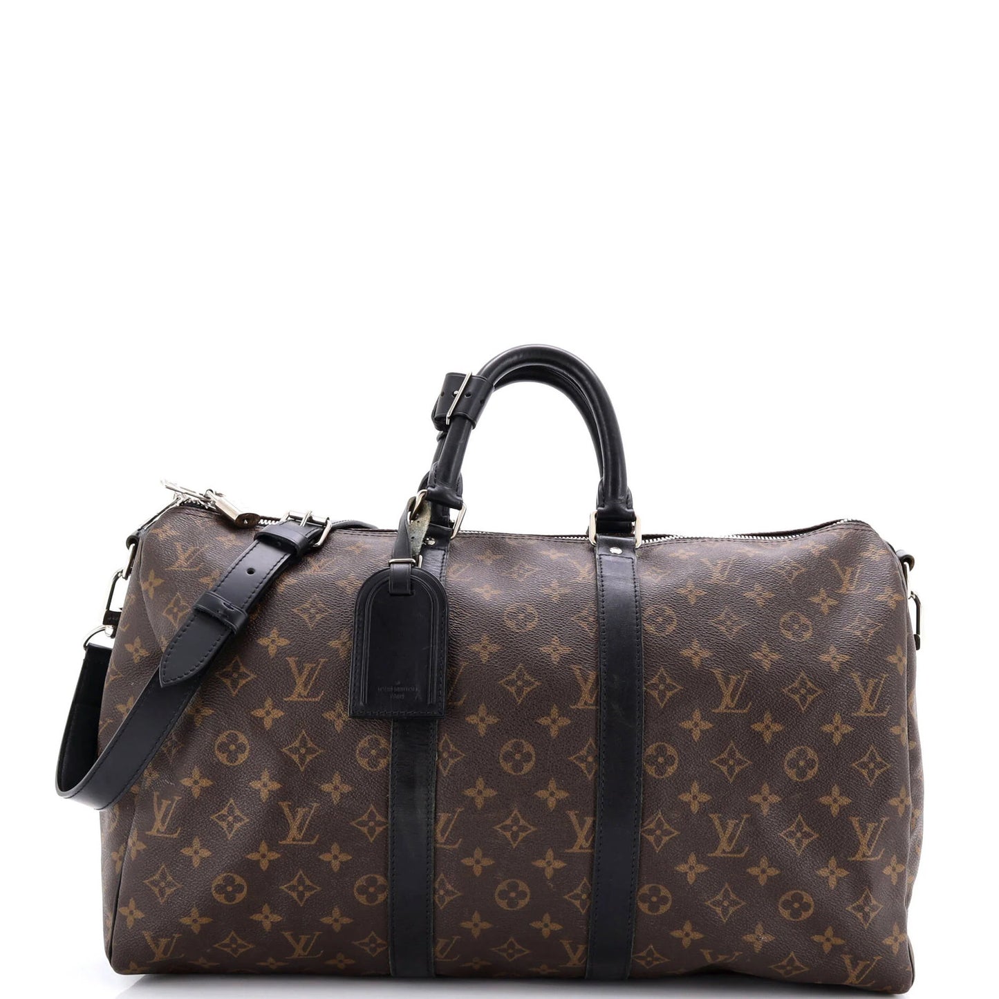 Louis Vuitton Keepall Bandouliere Bag Macassar Monogram Canvas 45