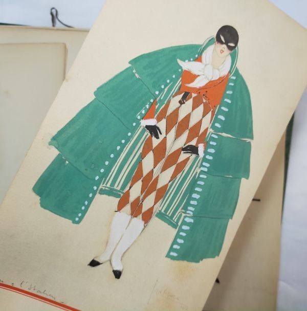 Georges Lepape Costumes De Thtre Ballets Divertissements Pochoir Art Deco 1920
