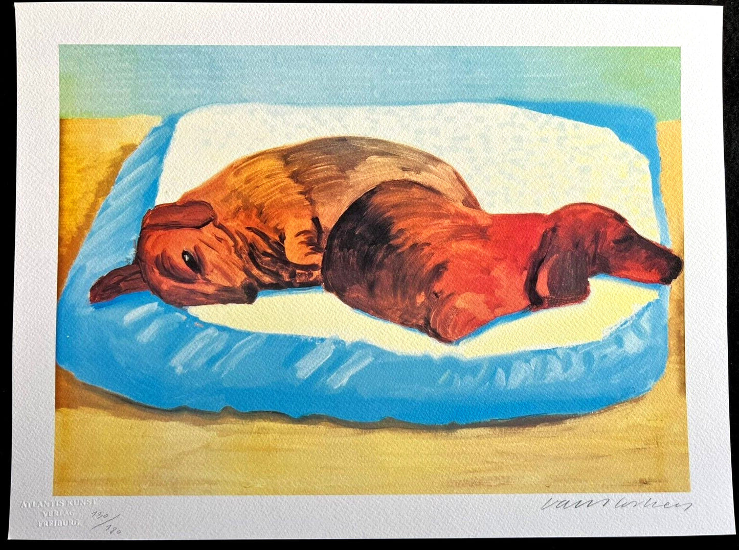 David Hockney - Lithograph Coa Signed Numbered By Hand Limited 180Ex