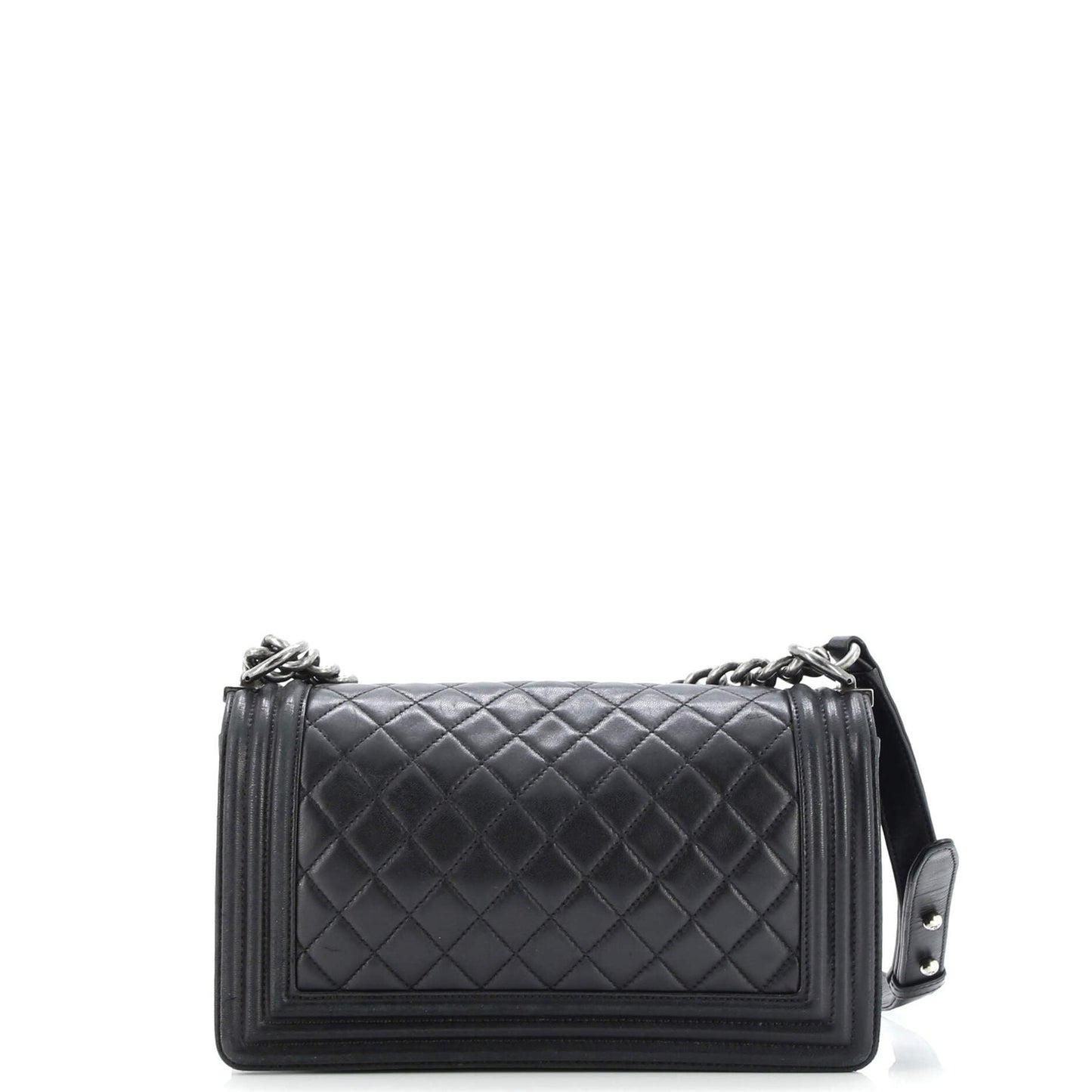 Chanel Boy Flap Bag Quilted Calfskin Old Medium