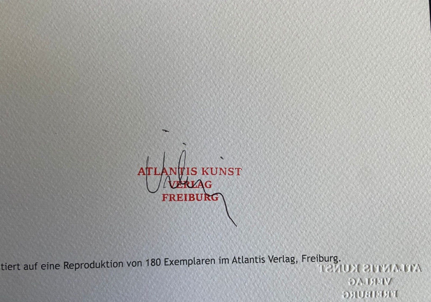 Josef Albers Lithograph Certified Coa