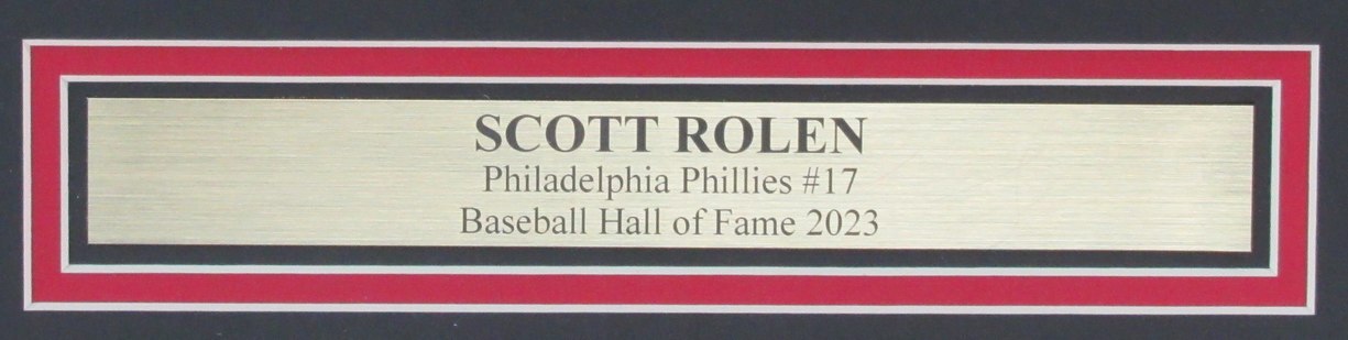 Scott Rolen Hof Autographed 16X20 Photo Phillies