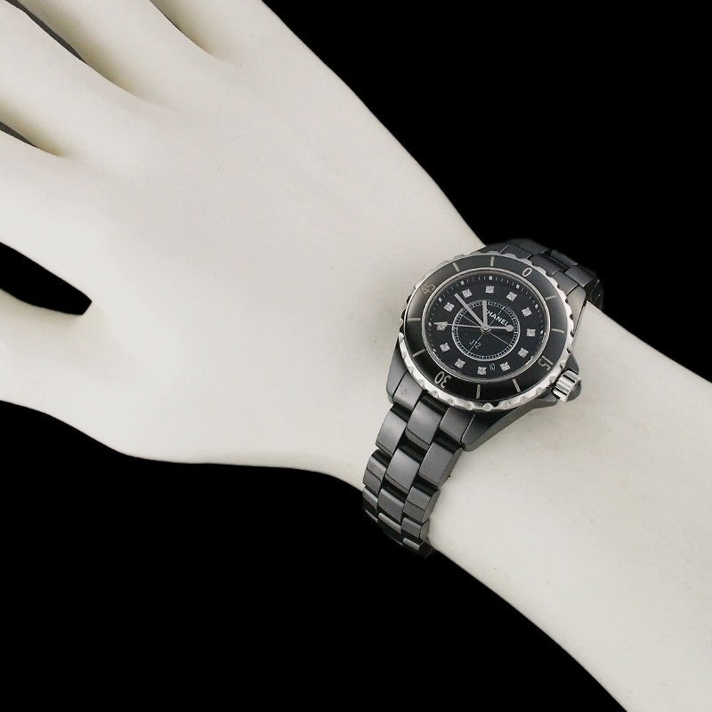 Chanel J12 33Mm 12P Genuine Index Diamond H1625
