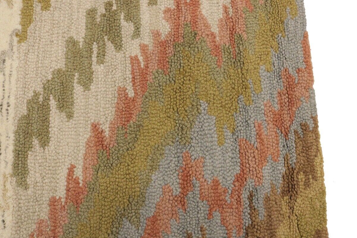 Rare Abstract Stripes Multicolored 5X8