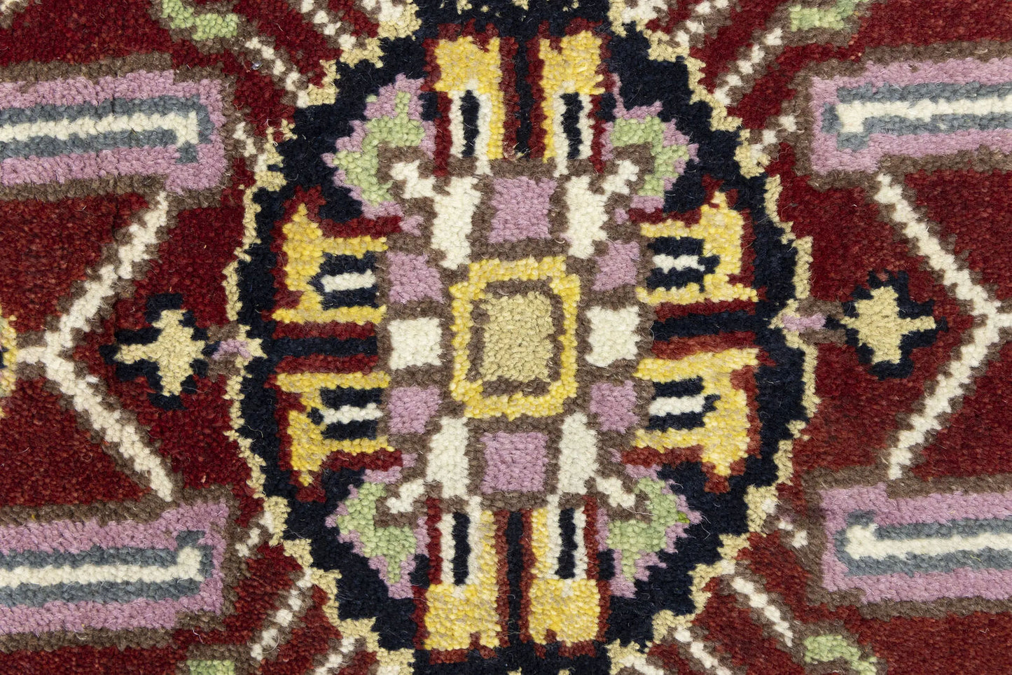 Heriz Serapi Oriental Rug Floral Style Large