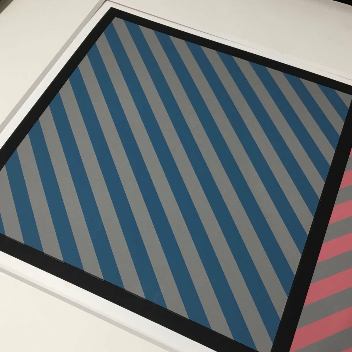 Sol Lewitt Rare 1985 "Bands Of Lines" Silkscreen