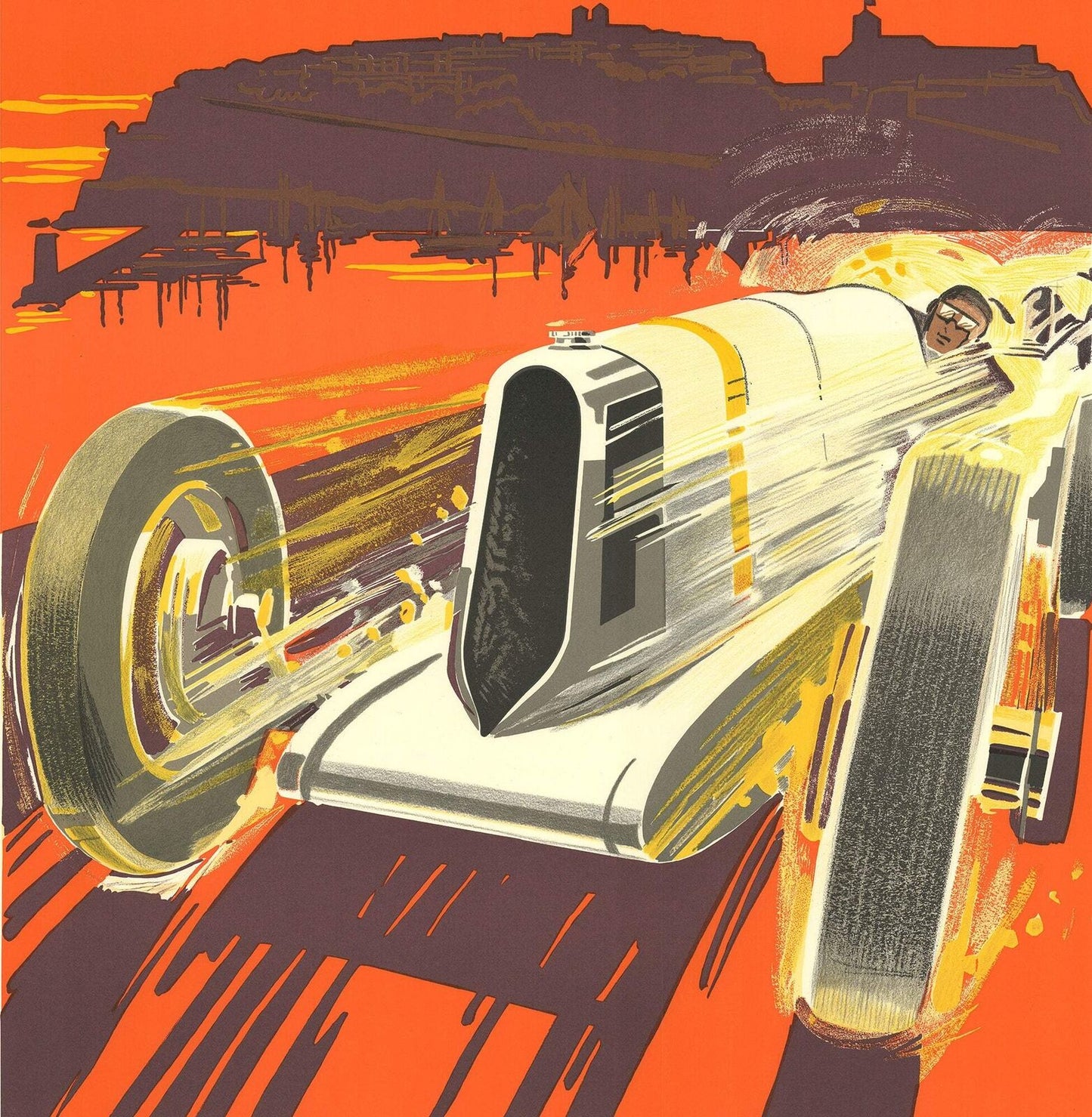 Robert Falcucci Monaco Grand Prix " Lithograph Contempora