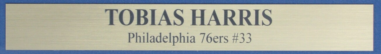 Tobias Harris Philadelphia 76Ers Signed 16X20