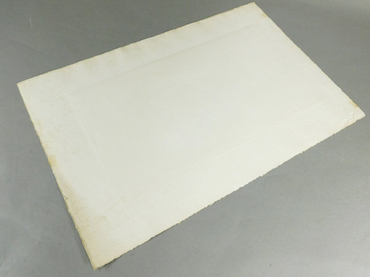 Johnny Friedlaender (Germany) Etching Female Nude Print Signed Sheet Only