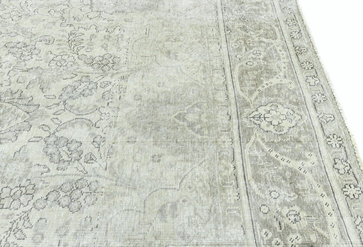 Handmade Antique Distressed Oriental Rug Muted