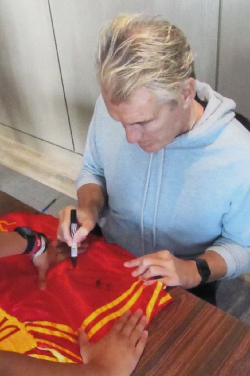 Dolph Lundgren Autographed Ivan Drago Rocky Iv