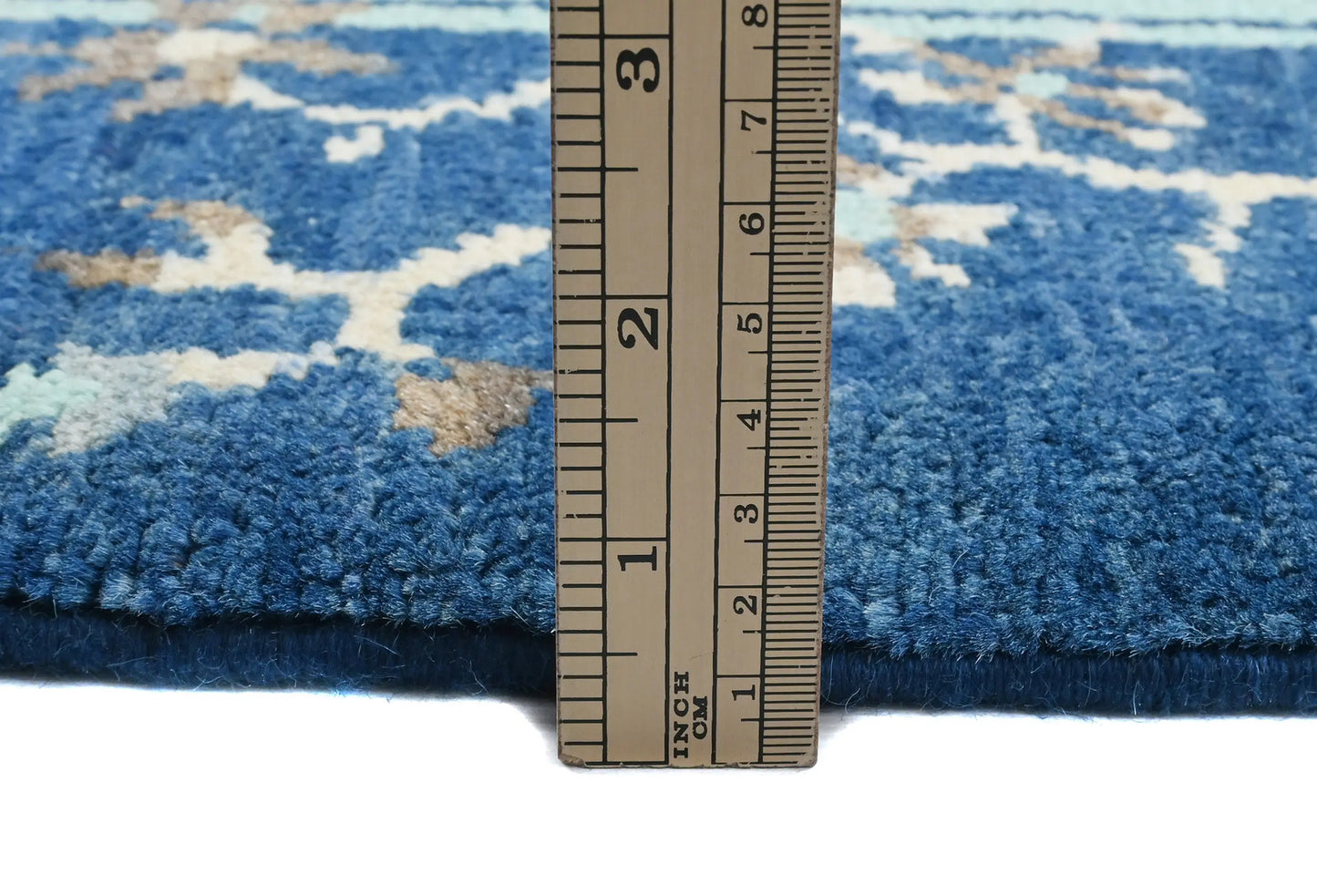 Handmade Kazak Oushak Rug 5X6 Ft Bordered Modern