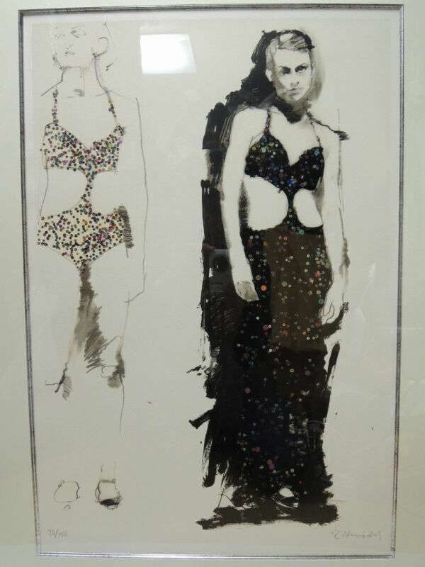Robert Heindel Original Lithograph Signed Framed