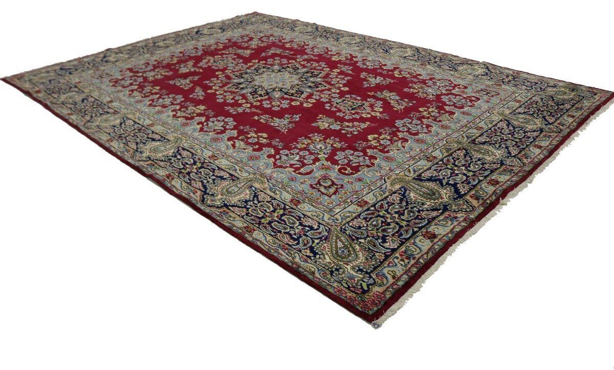 One-Of-A-Kind Vintage Handmade Oriental Rug