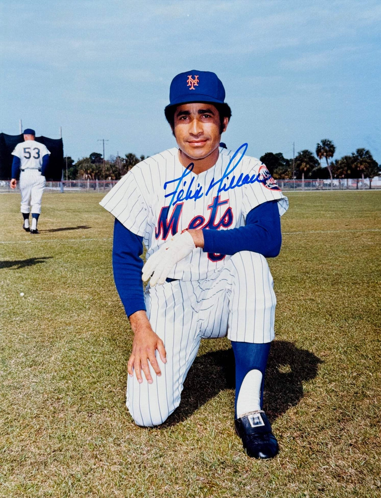 Felix Millian Autographed 8X10 Baseball Photo