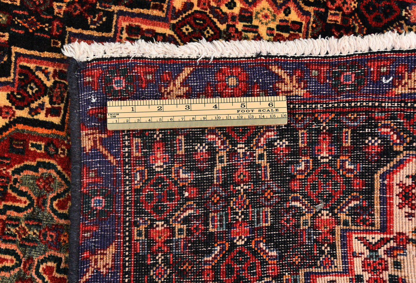 Handmade Farmho Boho Geometric Style Oriental Rug