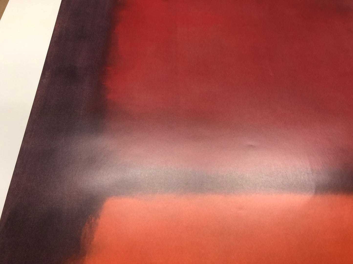 Mark Rothko Untitled () " Poster Modernism Red, Orange, Purple