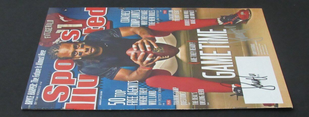 Larry Fitzgerald Signed 2011 Sports Illustrated
