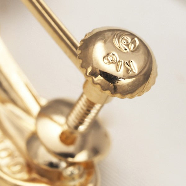 Tasaki Earrings Akoya Pearl Pearl Diamond 18K 750