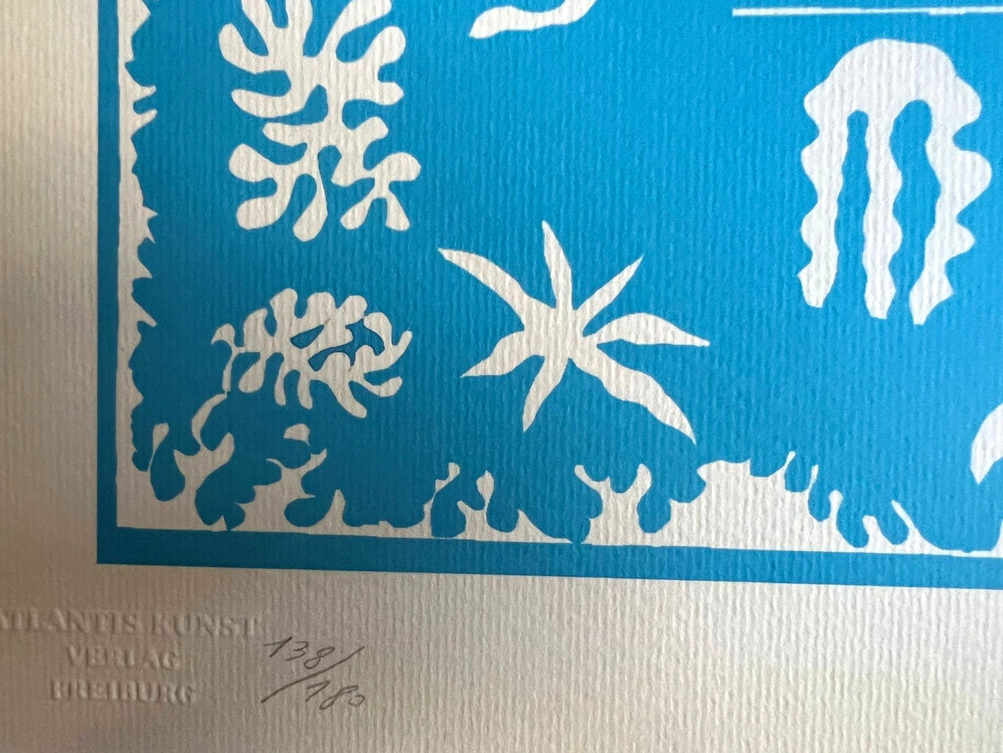 Henri Matisse 'Oceania The Sea' Lithograph Coa