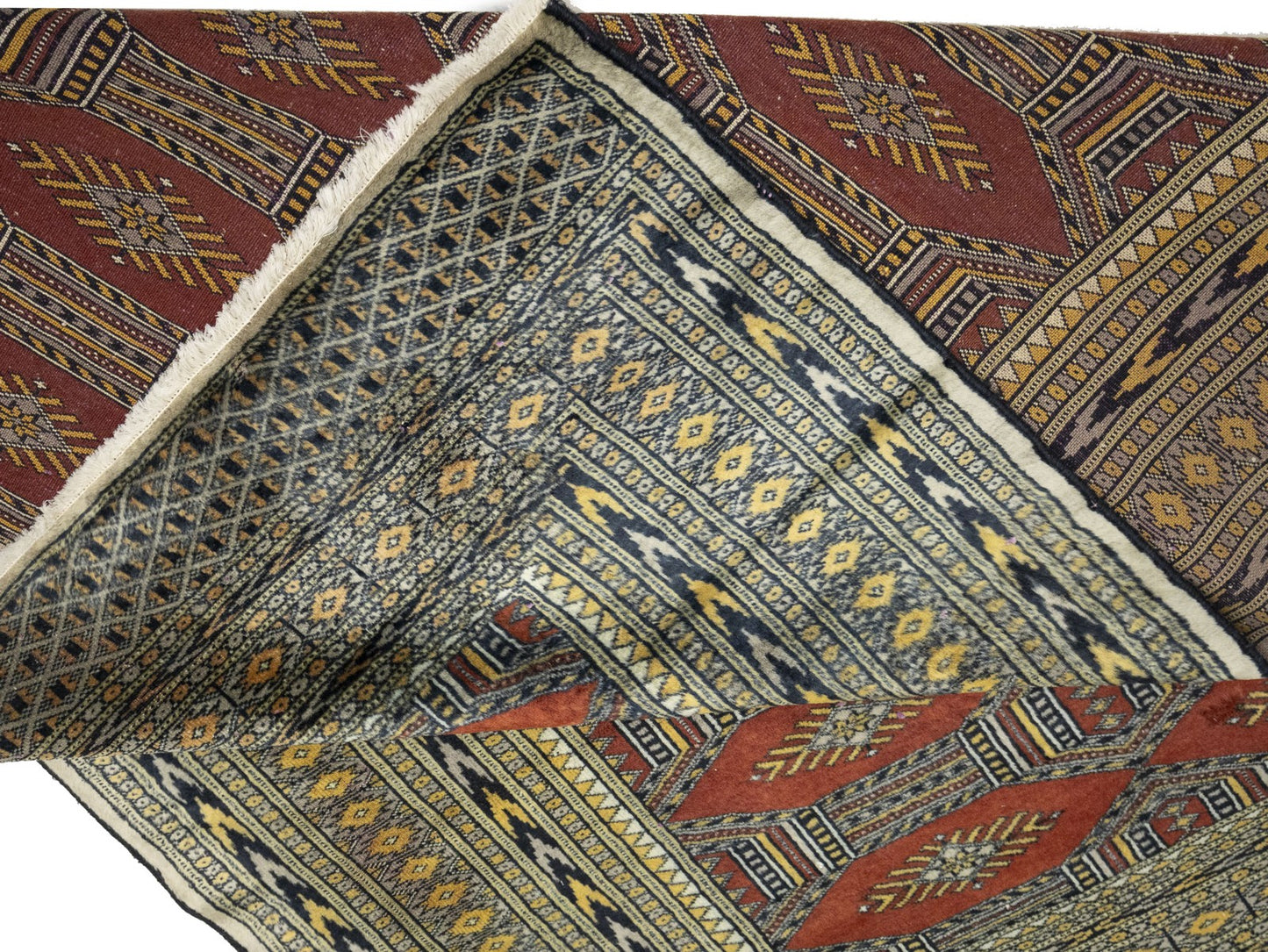 Hand-Knotted Oriental Rug Muted Colors Floral