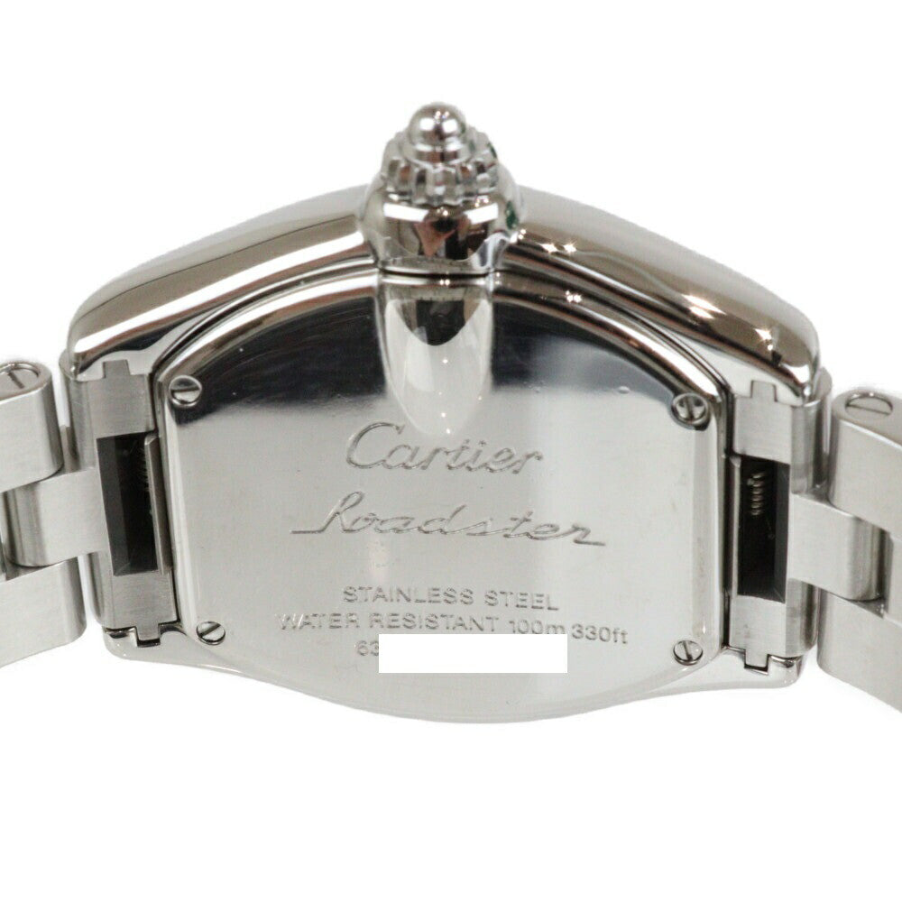 Cartier Mini Roadster W62017V3 Pink Case: 32.3Mm Ladies Used Watch #11421