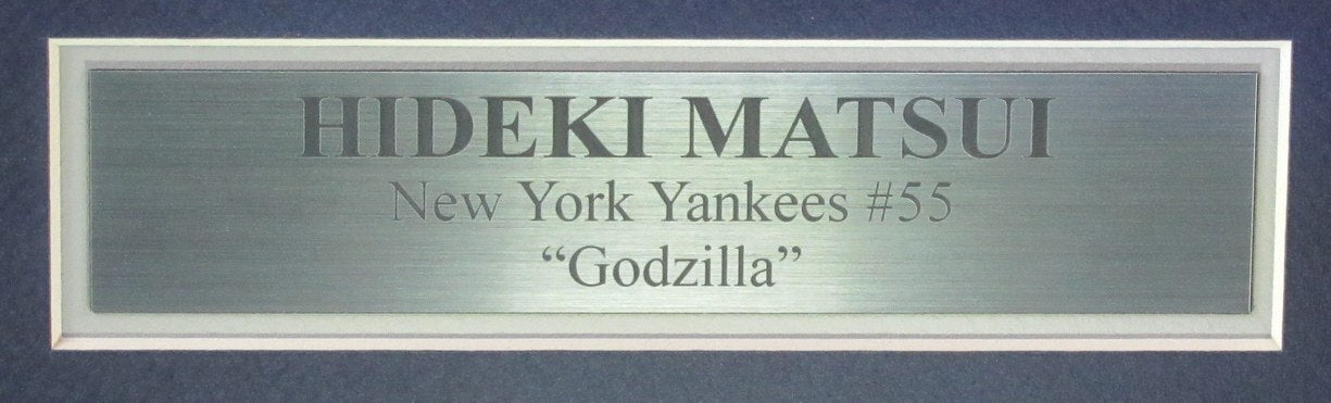 Hideki Matsui Autographed Jersey New York Yankees