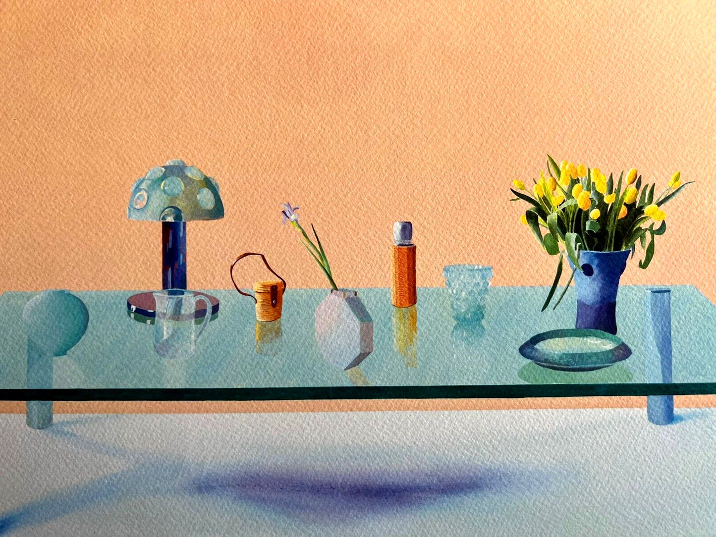 David Hockney Lithograph Signed Coa