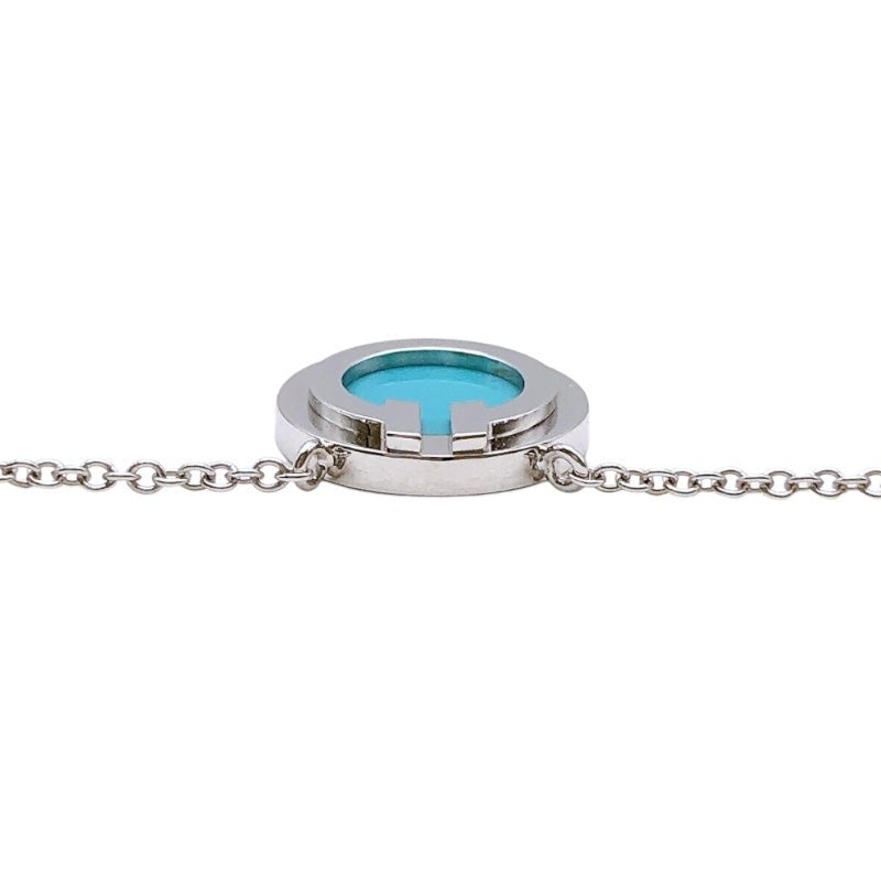 Tiffany & Co. T Circle Necklace With Turquoise