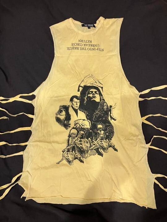 Raf Simons Religious Period Tank Top 2004 S/S Collection Used Very Rare