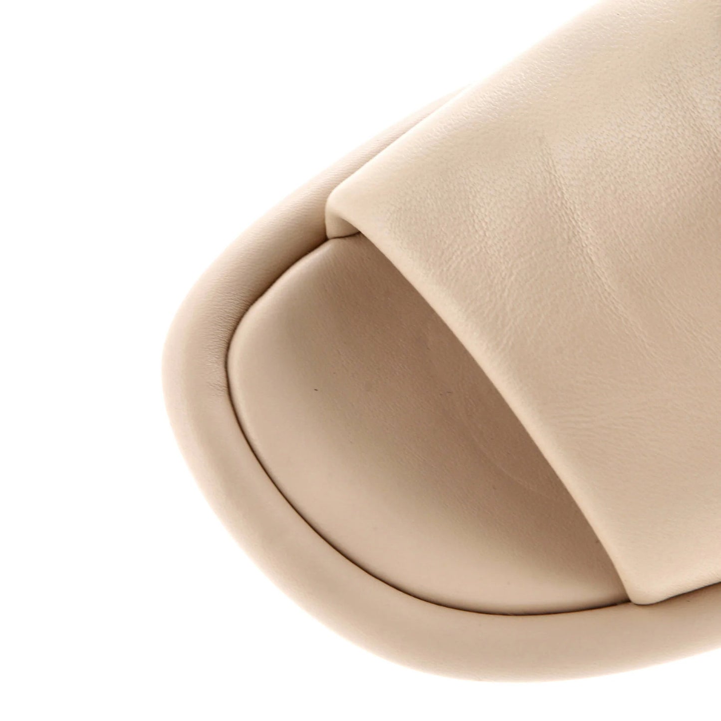 Fendi Women'S Baguette Heeled Slide Mules Leather