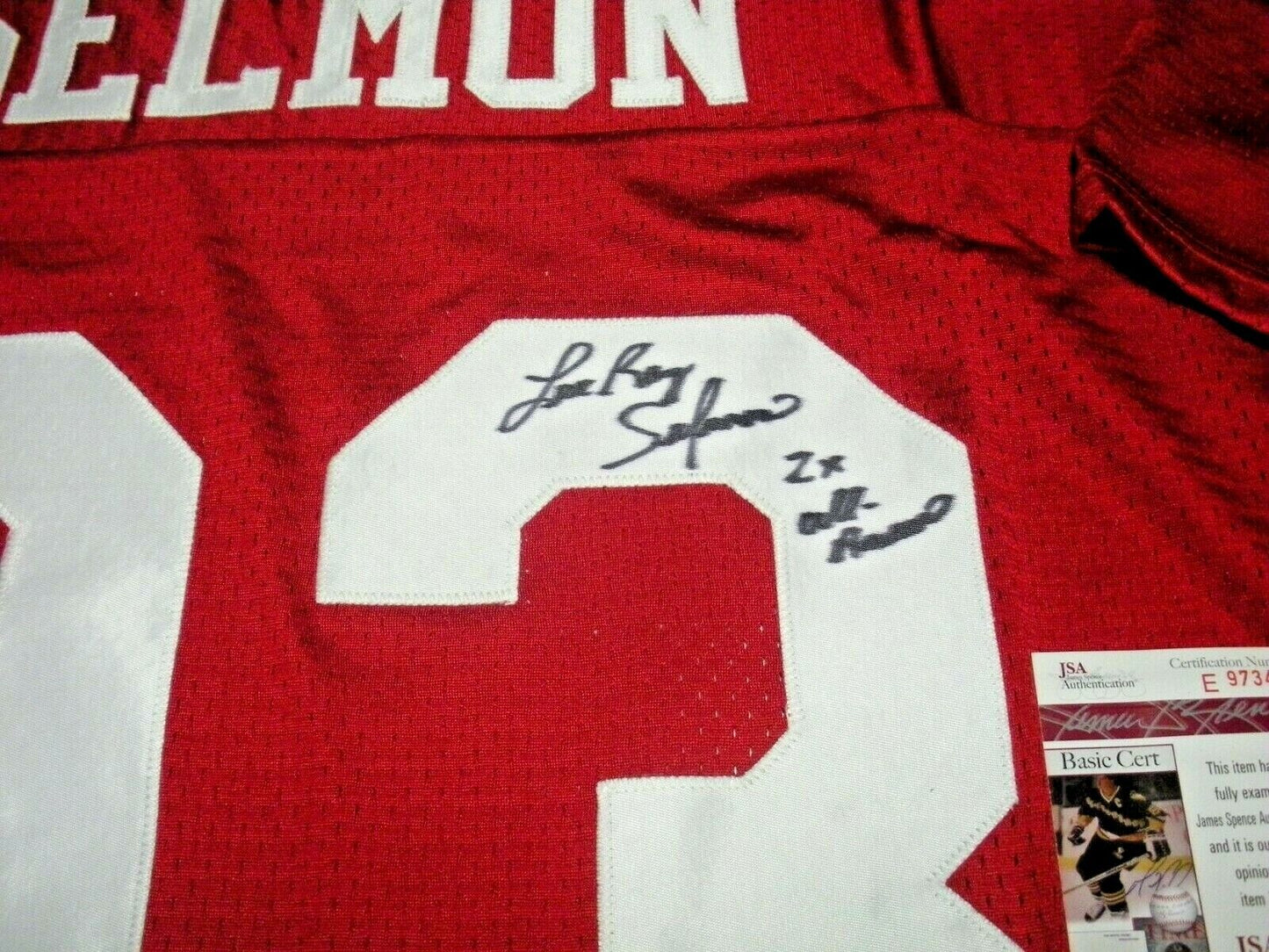 Lee Roy Selmon Oklahoma Sooners Jsa/Coa Signed