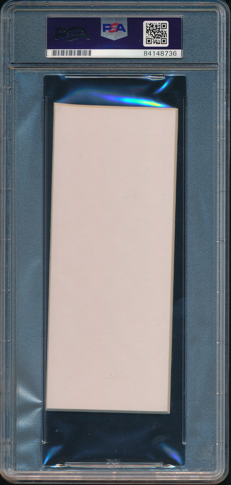 Hank Aaron Hof Signed/Autographed 6X2.5 Cut Card