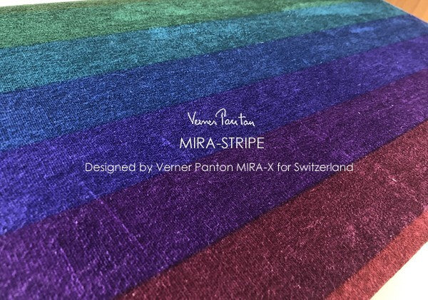 Verner Panton Mira-X Stripe Large Velvet Multi