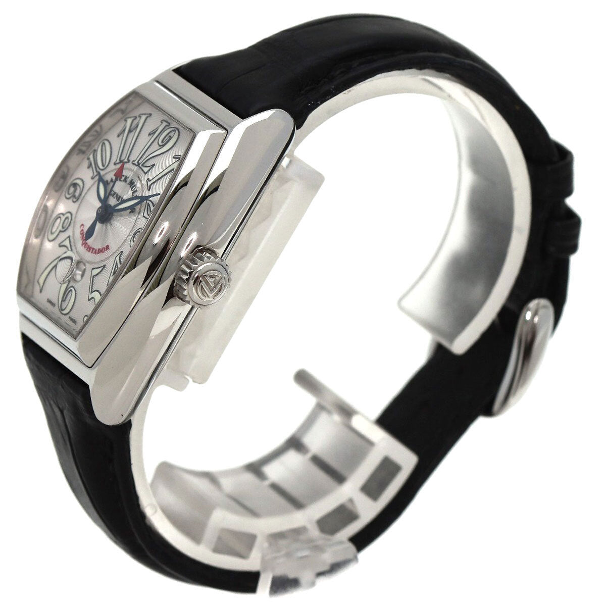 Franck Muller Conquistador Watches 8002Lsc Stainless Steel/Leather Ladies