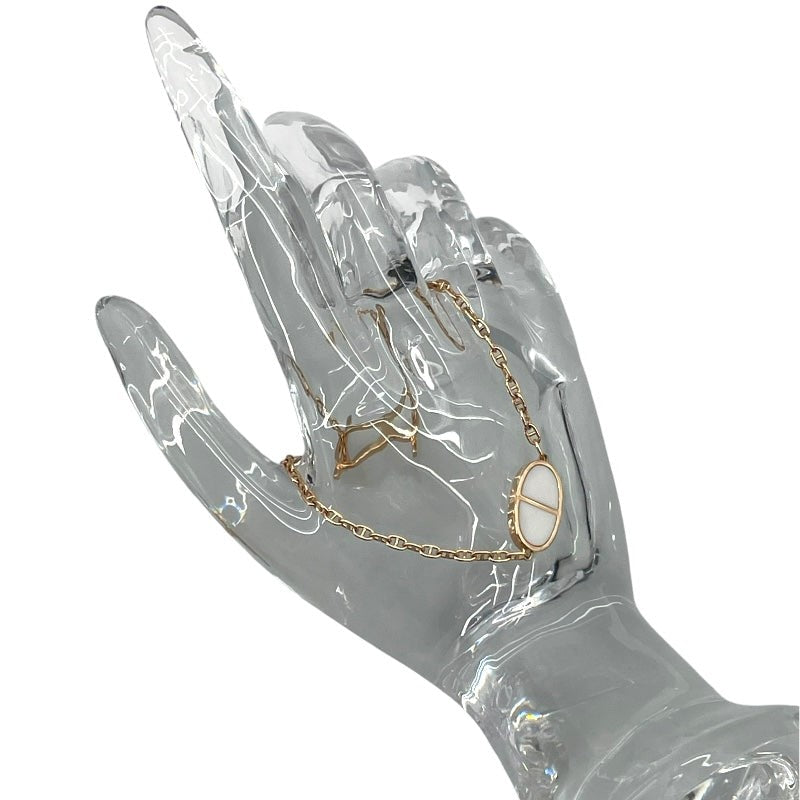 Hermes Chaine D'Ancre Verso Bracelet K18
